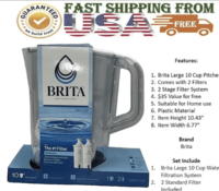 Brita Large 10 Cup Water Pitcher