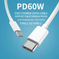 60W Type C To Type C Fast Charging Cable
