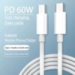 60W PD USB-C to USB-C Fast Charging Cable