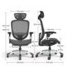 Hyken Ergonomic Mesh Swivel Task Chair