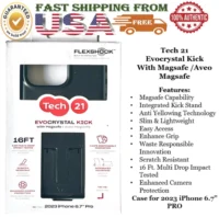 Ultimate Protection: Tech 21 Iphone 15 Pro Max Case With Magsafe - Black