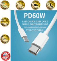 60W Pd Usb-C To Usb-C Fast Charging Cable