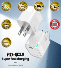 Pd Cable 20W Power Adapter Usb Type-C And A