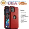 Premium Pu Leather Shockproof Heavy Duty Case For Iphone