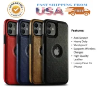 Pu Leather Shockproof Heavy Duty Case