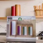 Seville Classics Bamboo Food Bag Organizer